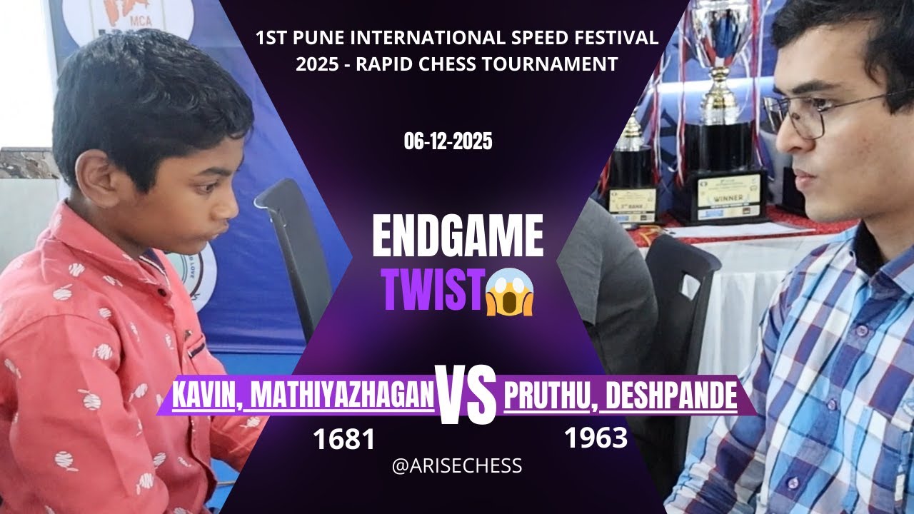 Kavin, Mathiyazhagan 1681 VS  Pruthu, Deshpande 1963 | Can you find the winning move ?