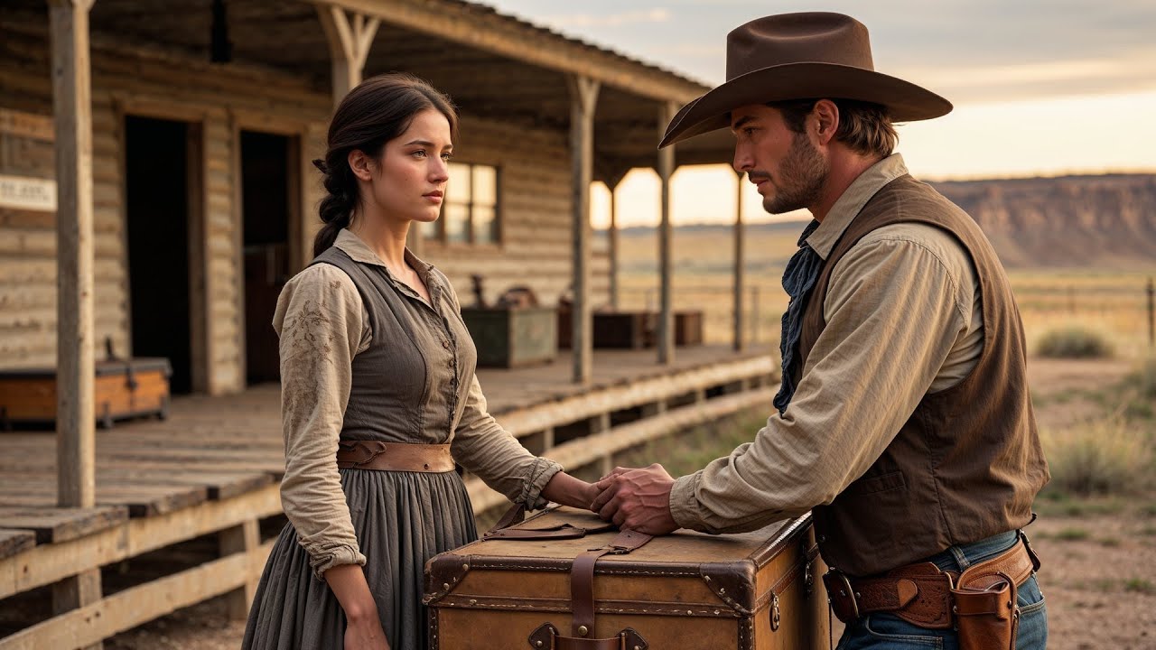 She Was Returned At The Depot Without A Word, Cowboy Picked Up Her Trunk And Called Her His Forever