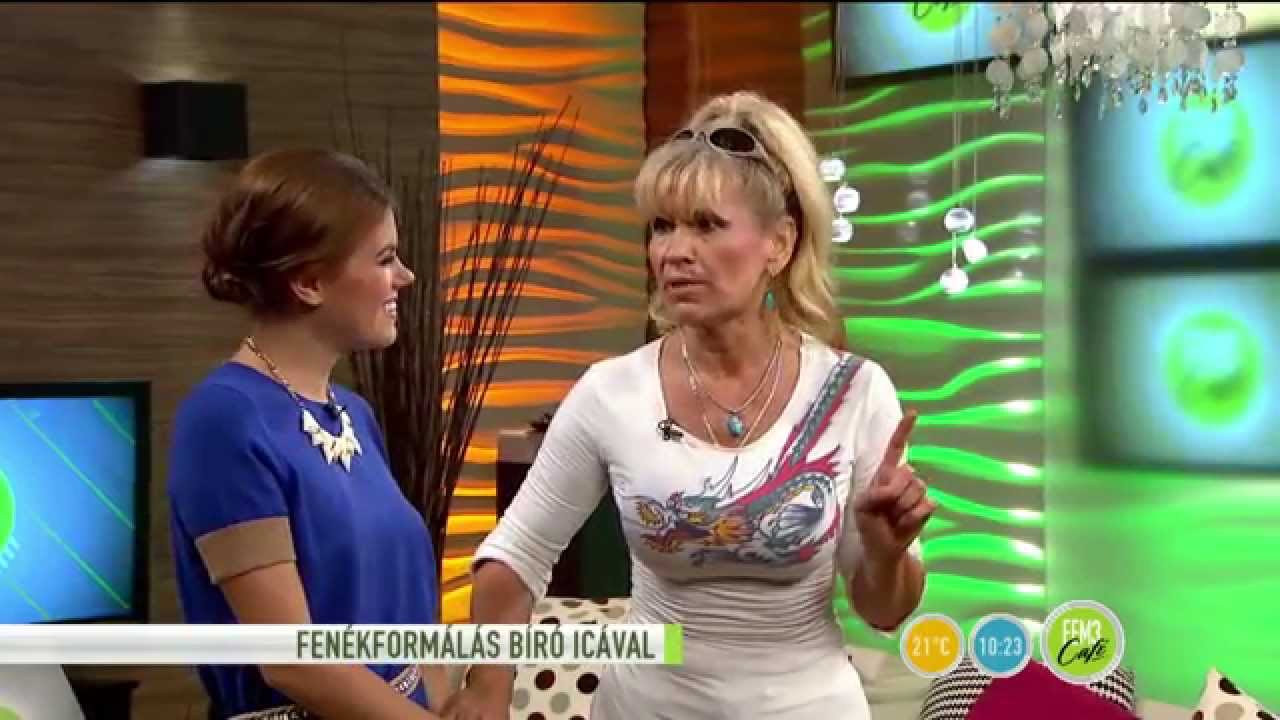 Bíró Ica elárulta a kerek popsi titkát - 2015.09.15. - tv2.hu/fem3cafe