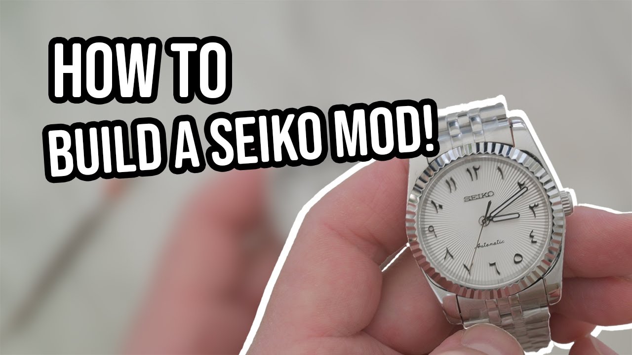 Как собрать 36-миллиметровый арабский циферблат Seiko Mod