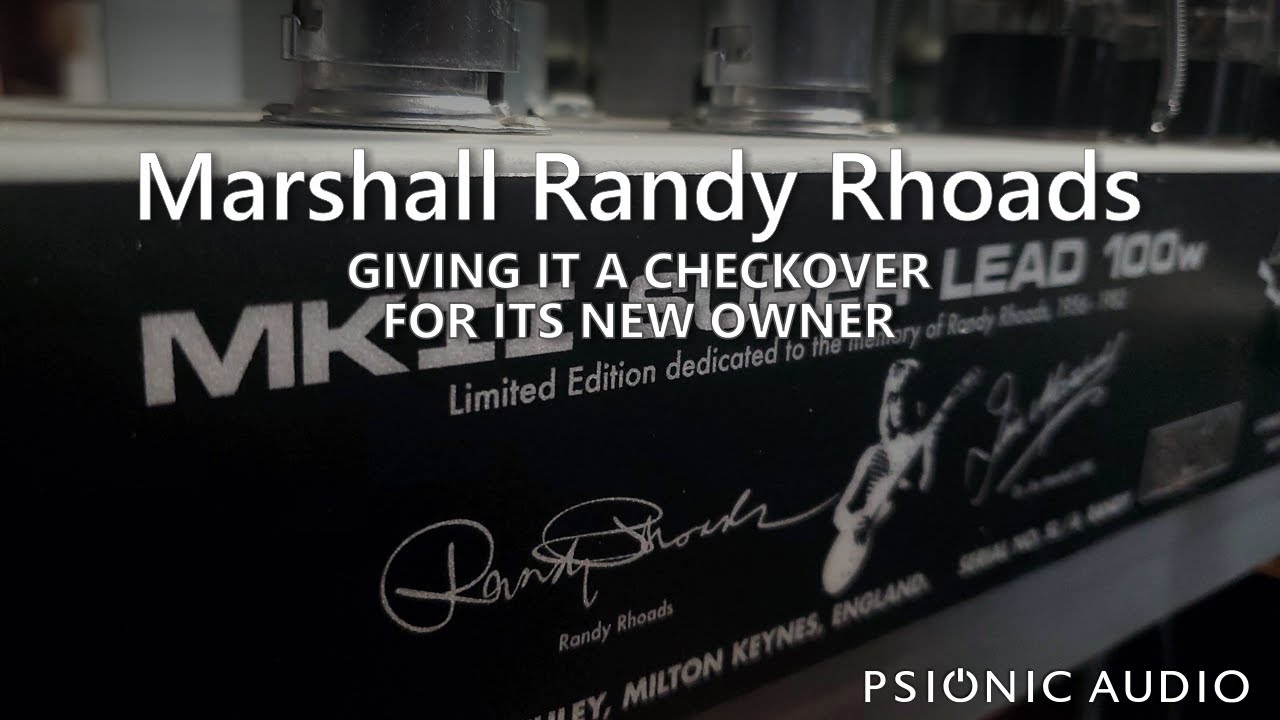 Marshall Randy Rhoads | Giving it a Checkover for Its New Owner