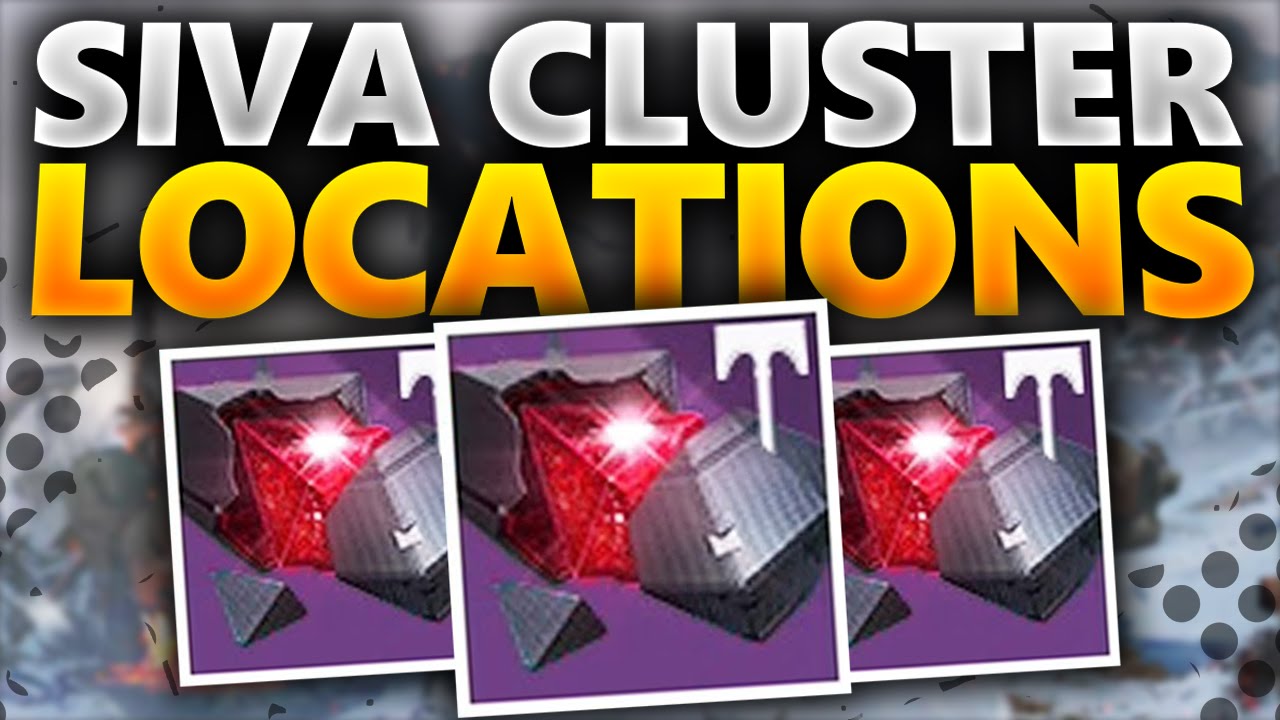 Destiny: 15 EASY SIVA DORMANT CLUSTER LOCATIONS WALK THROUGH! (TUTORIAL)