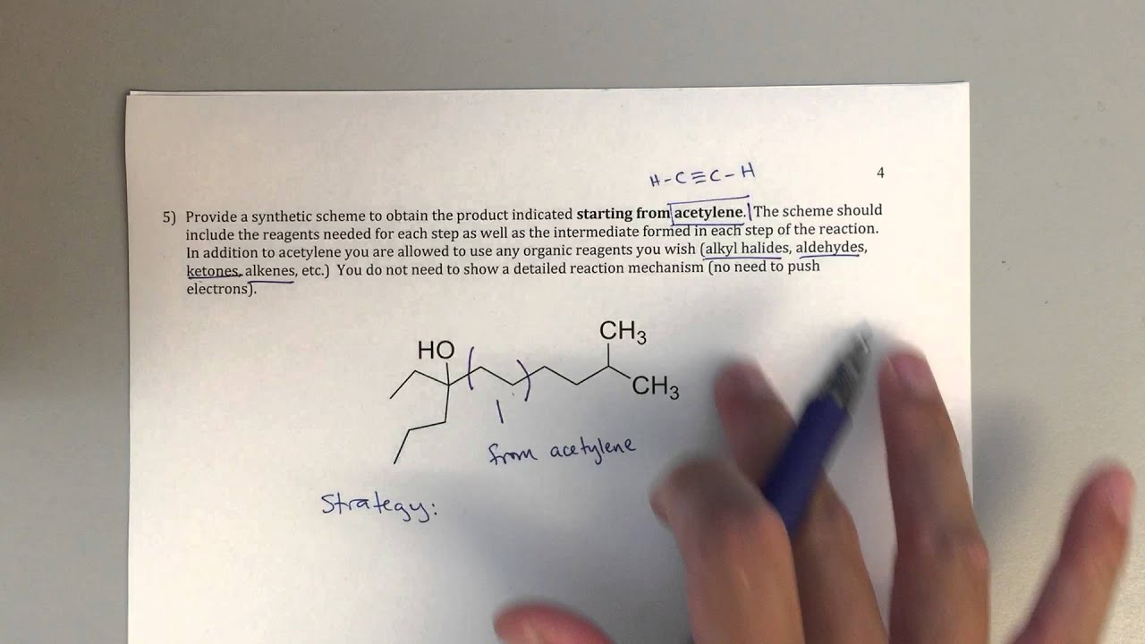 Organic Chemistry II - More Retrosynthesis Practice