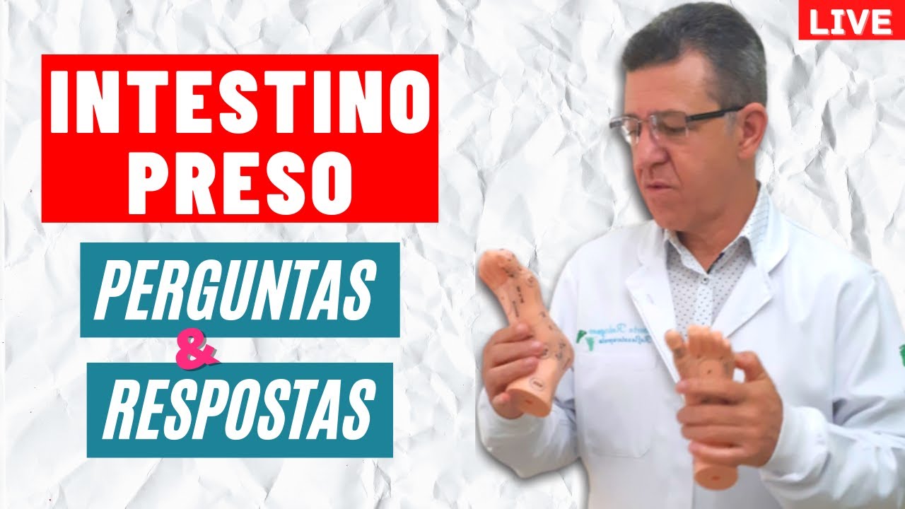 Live #100 - INTESTINO PRESO I Perguntas e Respostas I Reflexologia Podal | MÉTODO SPO