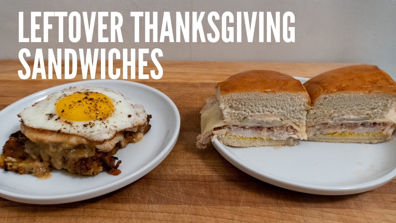 Two Thanksgiving Leftover Sandwich Recipes | Croque Madame and Cuban Reuben Sandwich