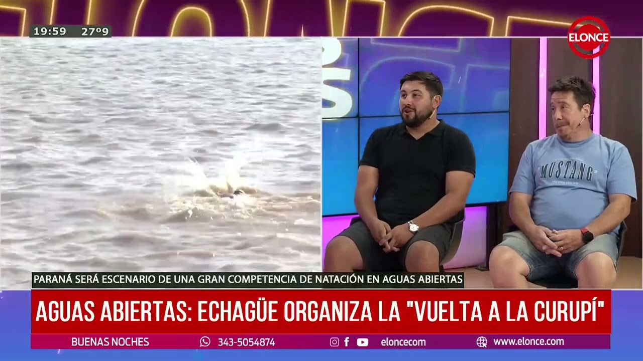 Aguas abiertas: Echagüe organiza la 