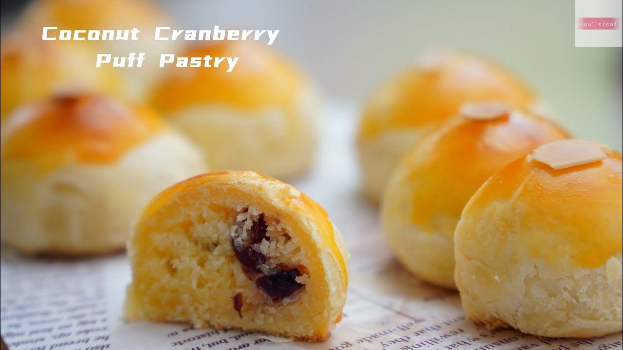 Make Your Own Delicious Coconut Puff Pastry Mooncake At Home! |椰蓉酥