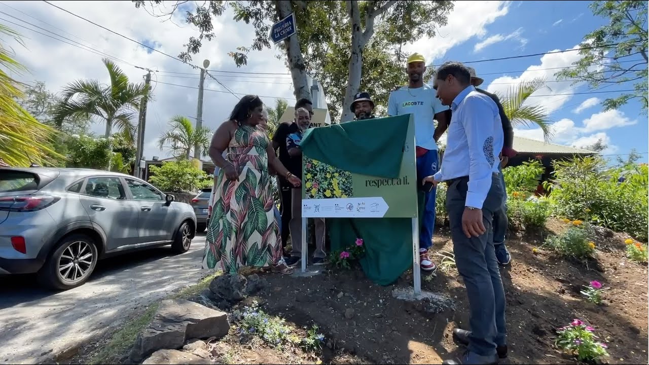 Action éco-citoyenne dans le quartier de Portail Bois de Nèfles à Saint-Leu