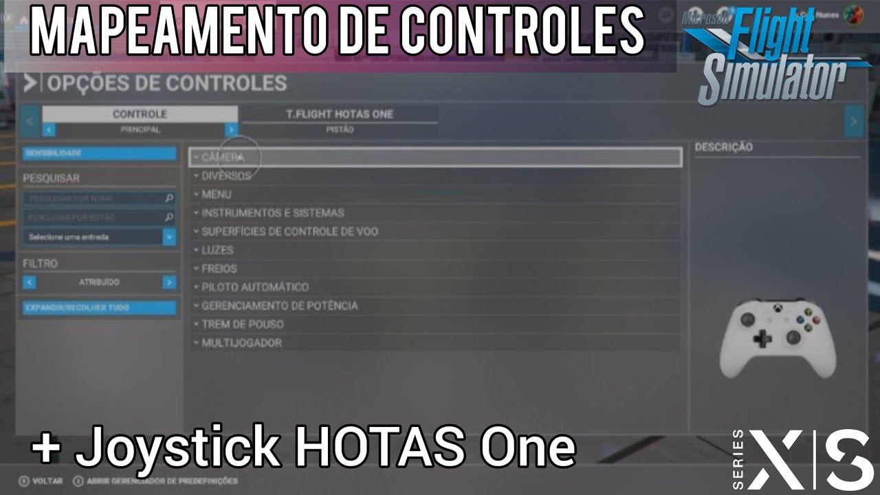 MSFS2020 Todas as minhas configurações de controle + Hotas One! • SU10 (XBOX Series S)