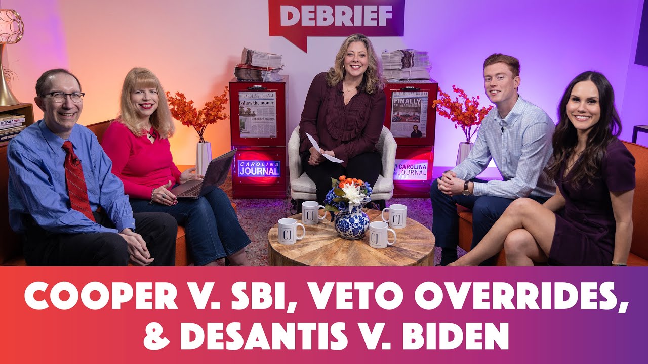 Cooper v. SBI, Veto Overrides, DeSantis v. Biden