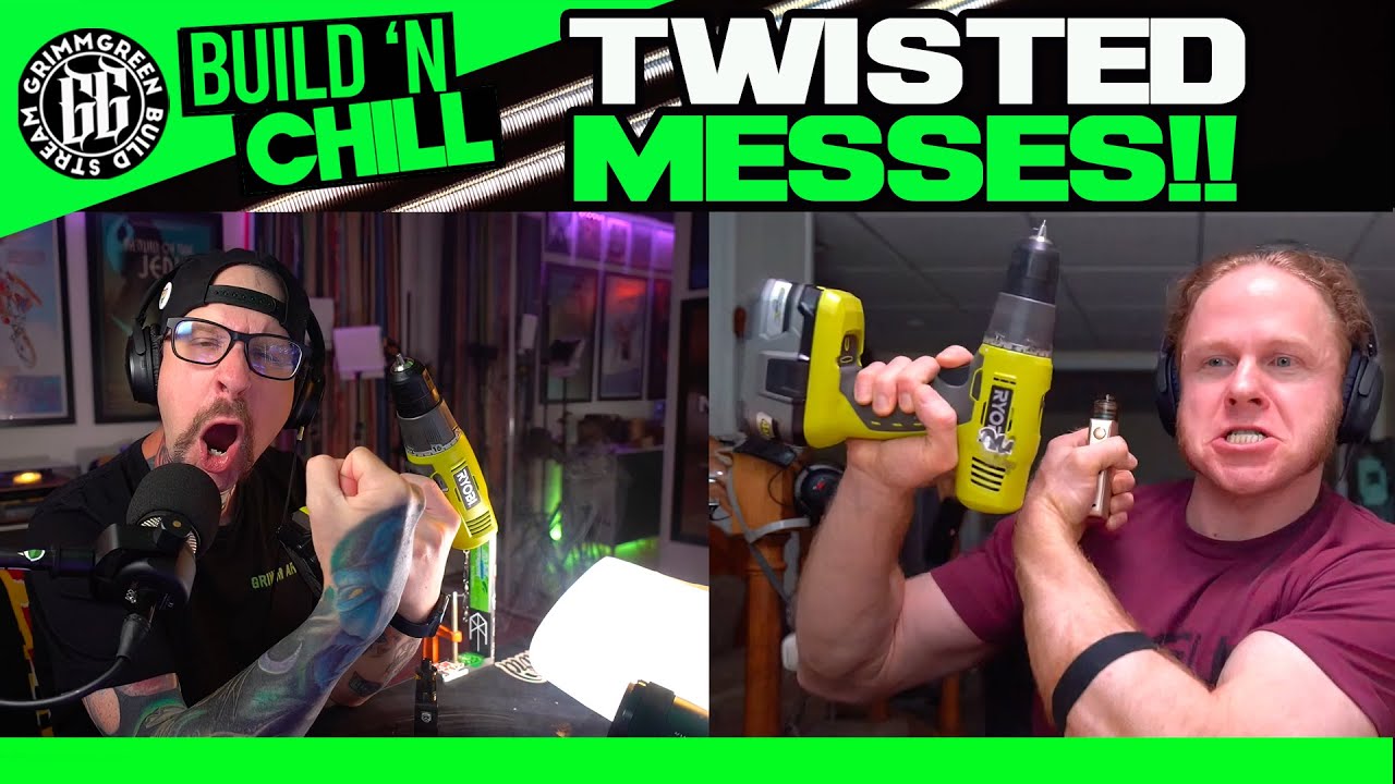 Build 'n Chill | Alien Lesson With Twisted Messes | Alien Coil FAIL | Tripod RTA THO