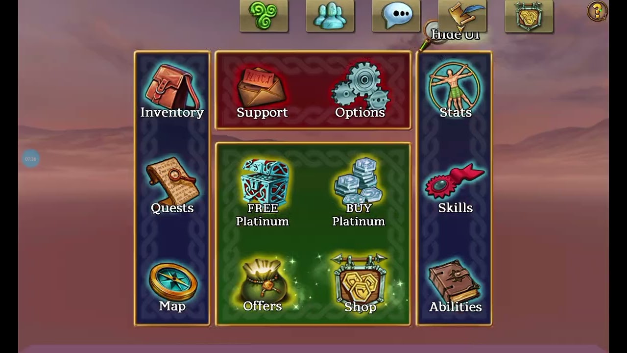 Where to find your abilities(Celtic Heroes)