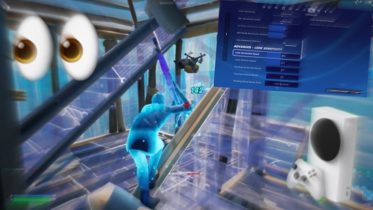 My Eyes 👀 (Fortnite Montage) + Best Xbox Series S 120FPS NonClaw Console Player Settings