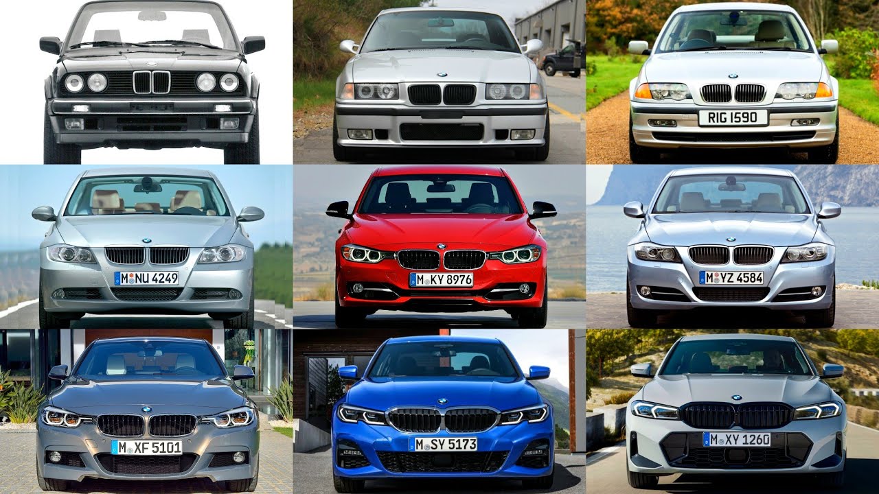 History of BMW 3 Series! Evolution of a Legendary Car (1982 - 2024)