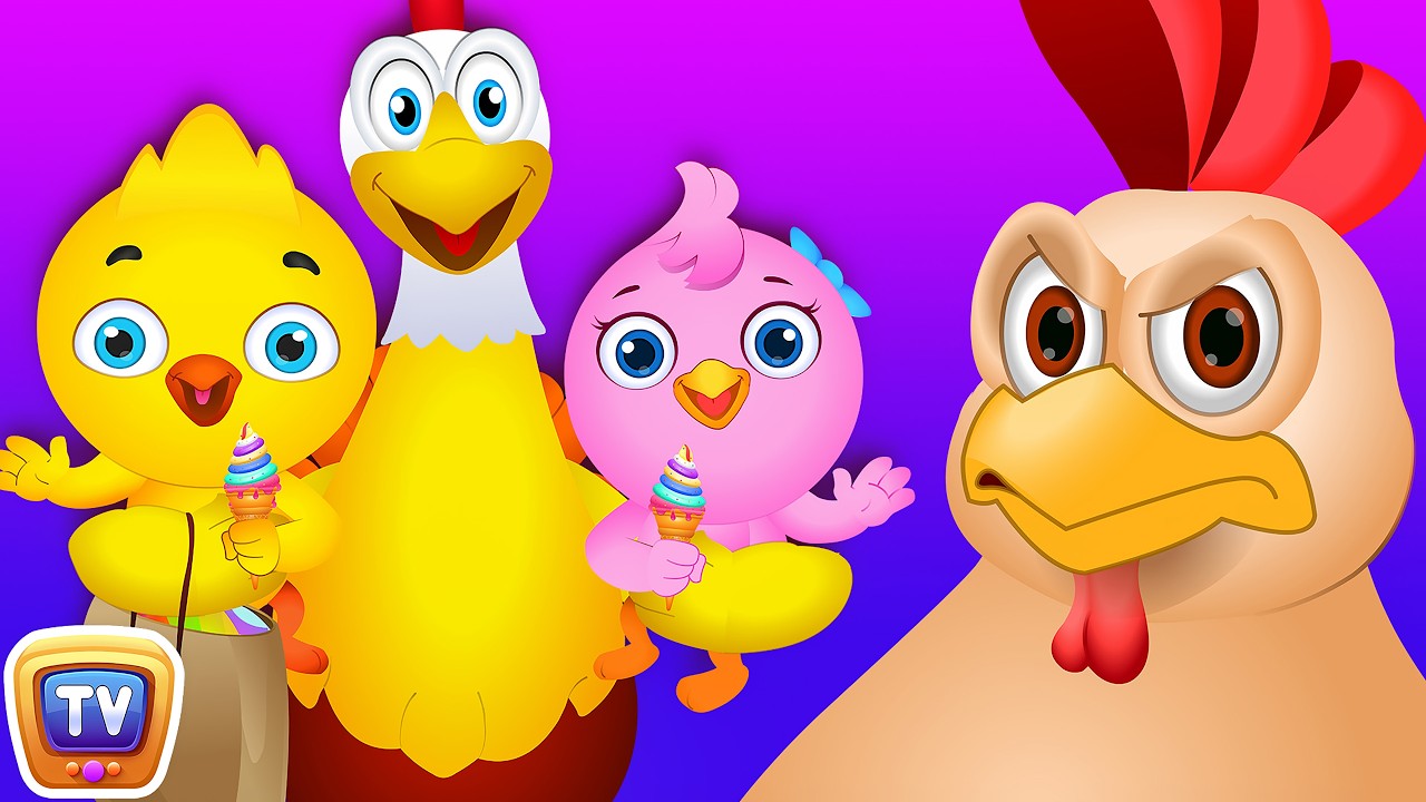 Chicken Daddy saves his little chicks from Bad Guys | ChuChu TV Surprise Eggs Funny Cartoon Shows