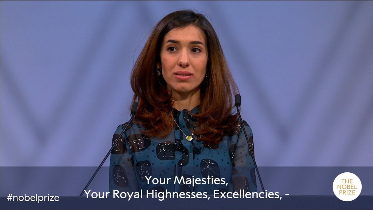 Nadia Murad: Nobel Peace Prize lecture 2018 (English subtitles)