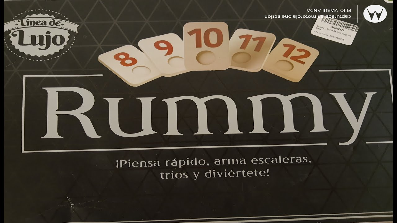 ASÍ SE JUEGA RUMMY. ¡PIENSA RÁPIDO, ARMA ESCALERAS, TRIOS Y DIVIÉRTETE!