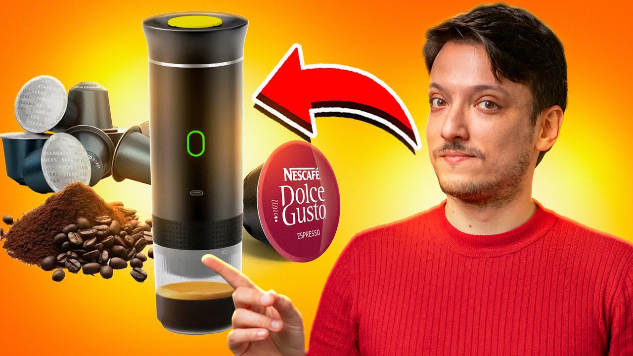 ELA FAZ TUDO! A Cafeteira Portátil que passa cápsulas Nespresso, Dolce Gusto e Café Tradicional!
