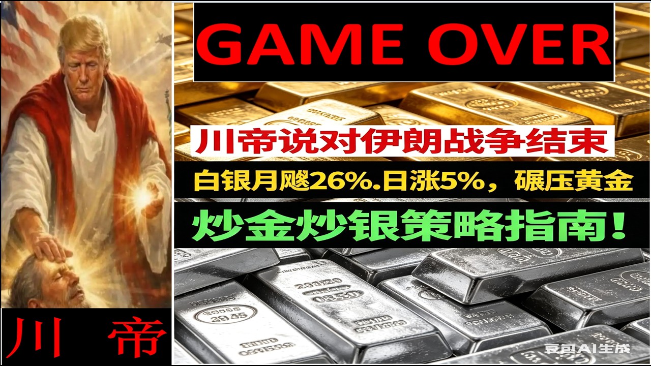 白銀飆升揭秘！炒金還是炒銀更賺錢？黃金，白銀，外匯，美元，美股，比特幣，原油，川普，伊朗，美國，美伊，霍爾莫茨海峽，金價，銀價，台灣，馬來西亞，投資，彩金，ETF，基金， #去美元化   #美債