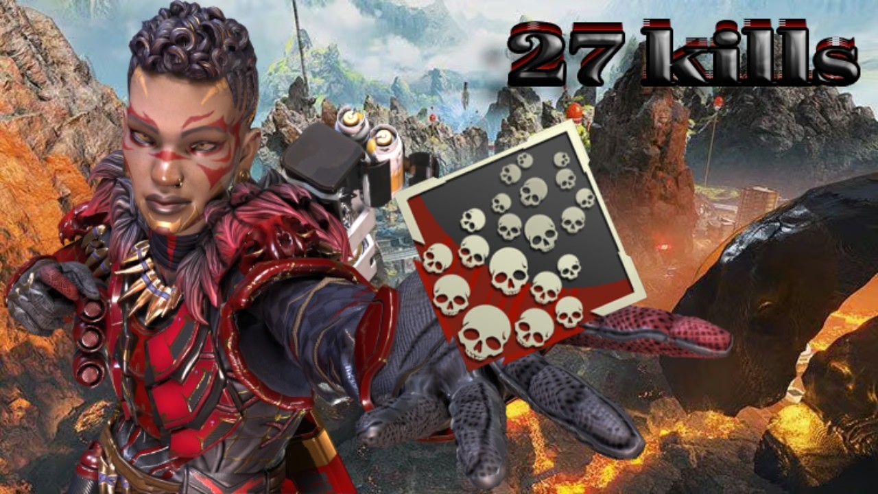 27 KILLS ON BANGALORE… I WAS THE THIRD PARTY | Apex Legends