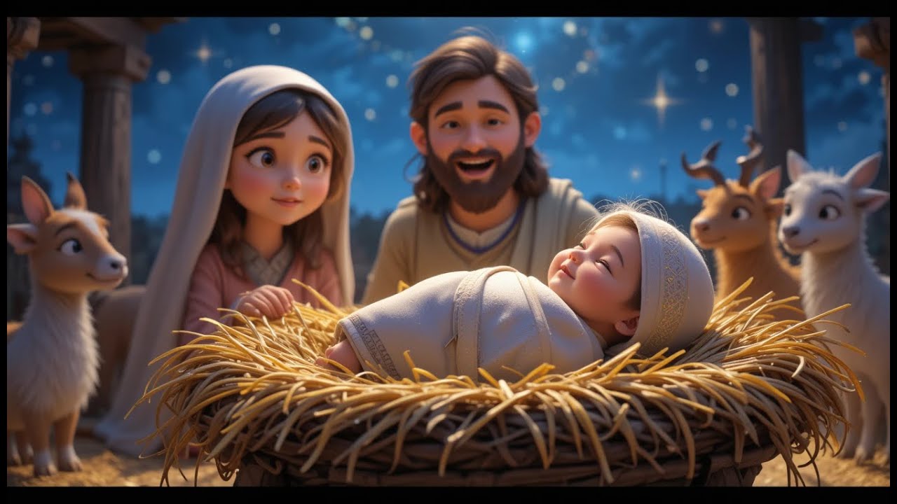 ✨ O Nascimento de Jesus | História Infantil Bíblica Animada em 3D ✨