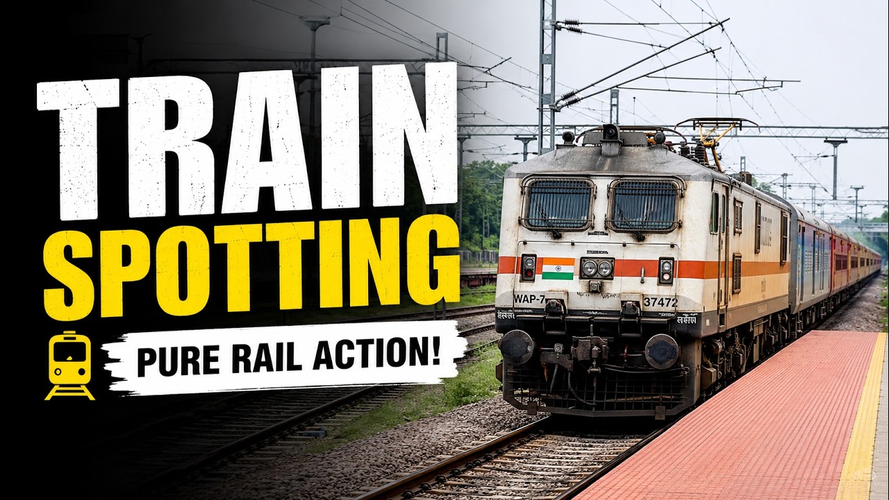 Power on Rails |Express Trains at Speed, Rajdhani, Hyderabad express, Palnadu express, and Freights