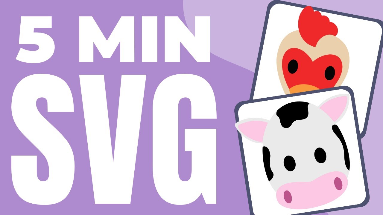 5-Minute SVG Challenge: Farm Animals Edition! 🐓🎨 #svgfiles #artchallenge