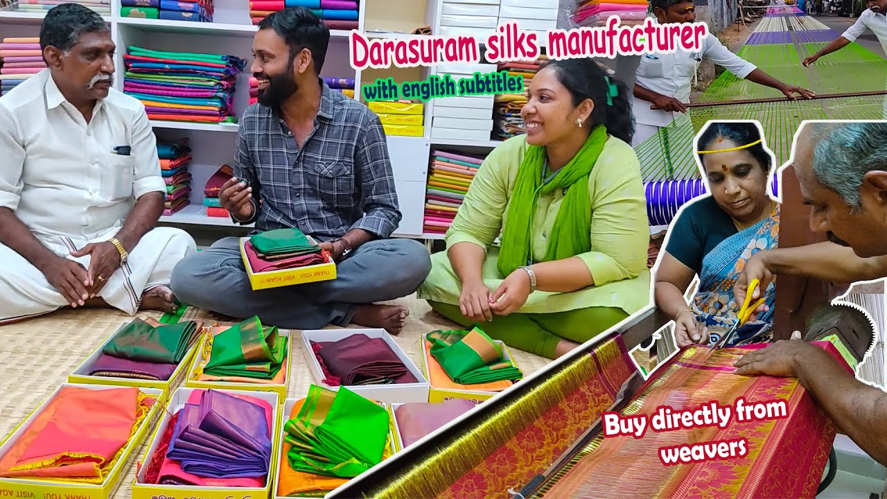 Darasuram silk sarees manufacturers and weavers | darasuram silk sarees direct from weavers