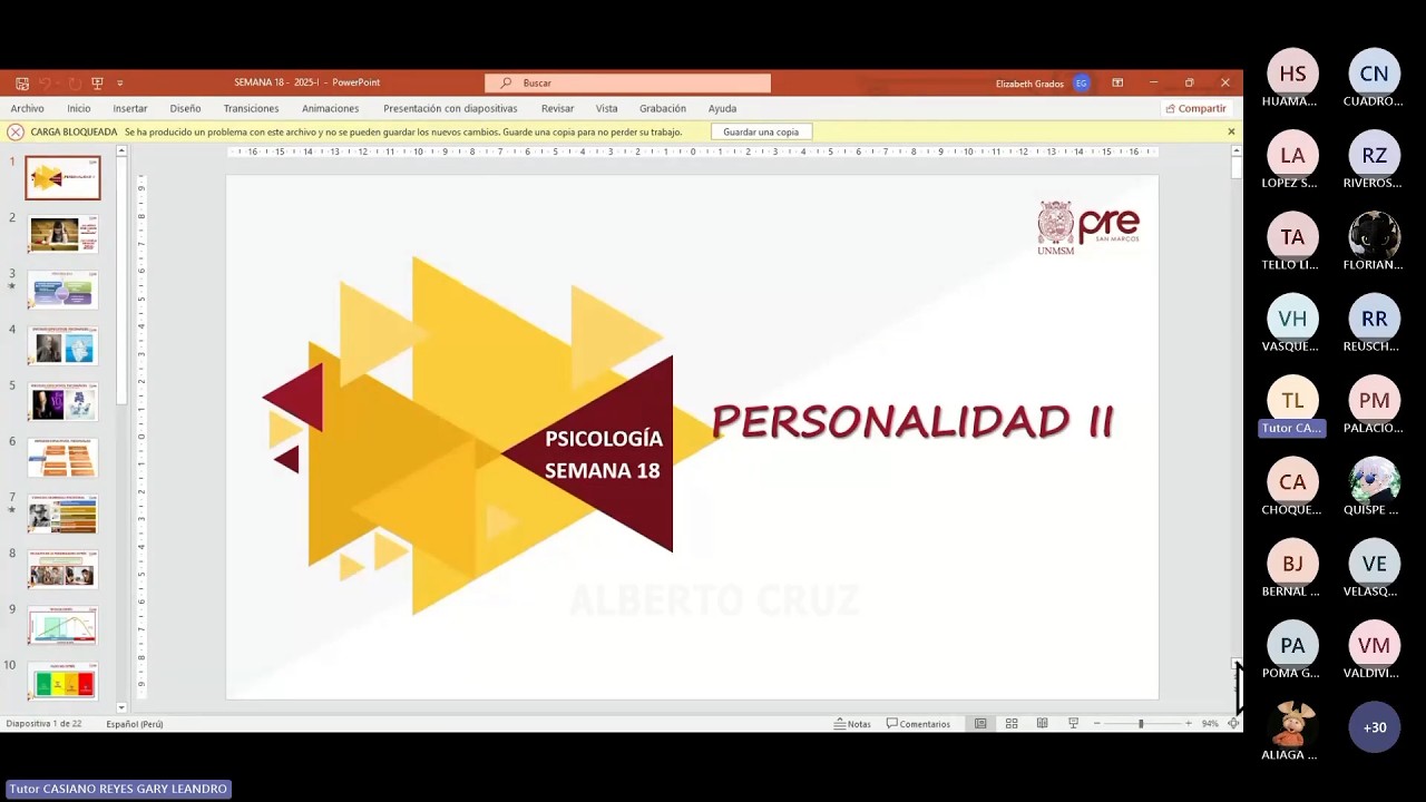Psicología - Semana 18 - Pre San Marcos Ciclo 2025-II (Nuevo Ciclo)