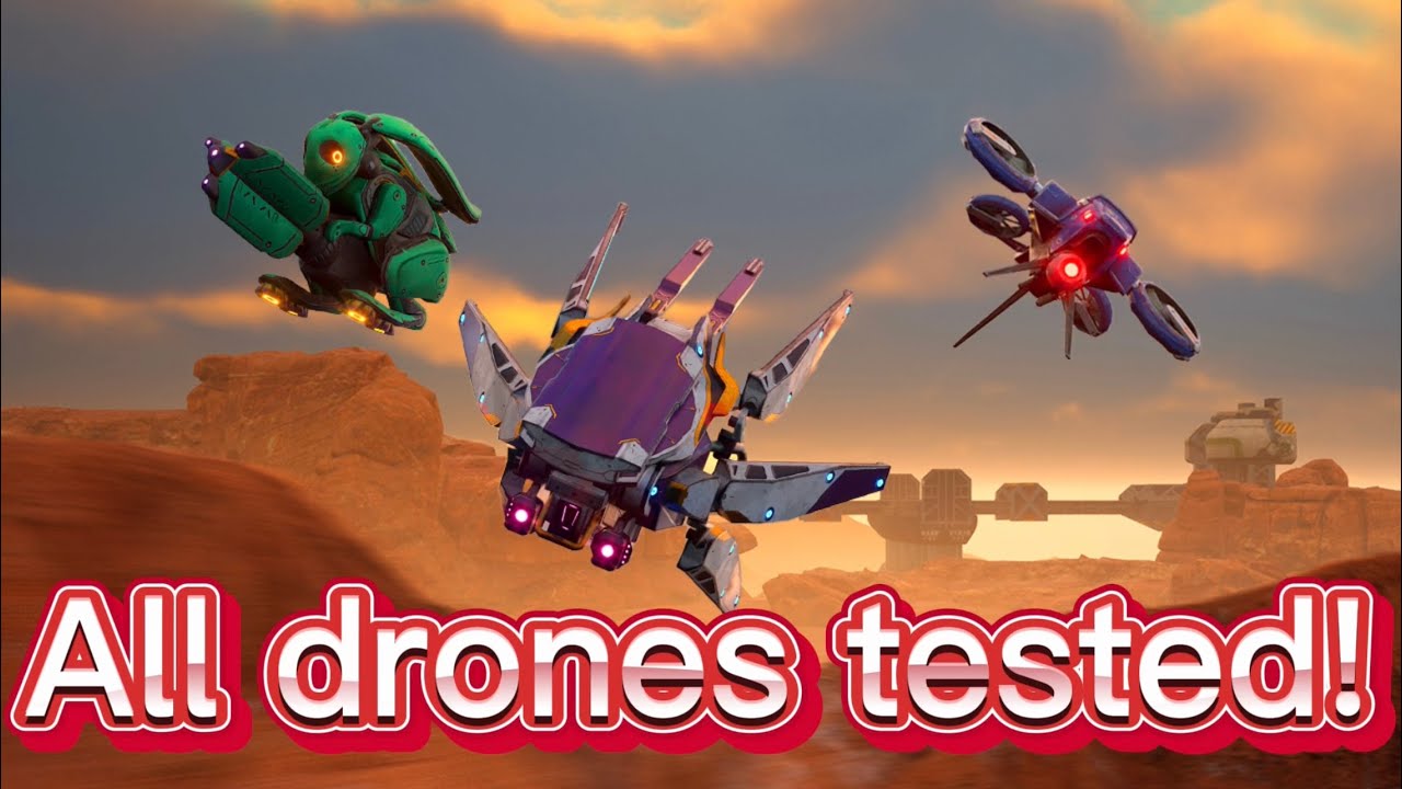 All Reworked Drone Abilities Tested! War Robots Drone Rework