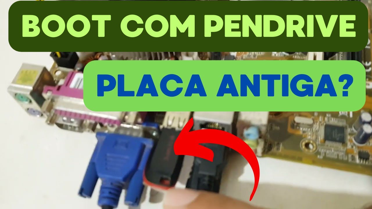 Como dar Boot através de um PENDRIVE em Placa Mãe ANTIGA? Placa Mae Positivo POS- AG31AP LGA 775