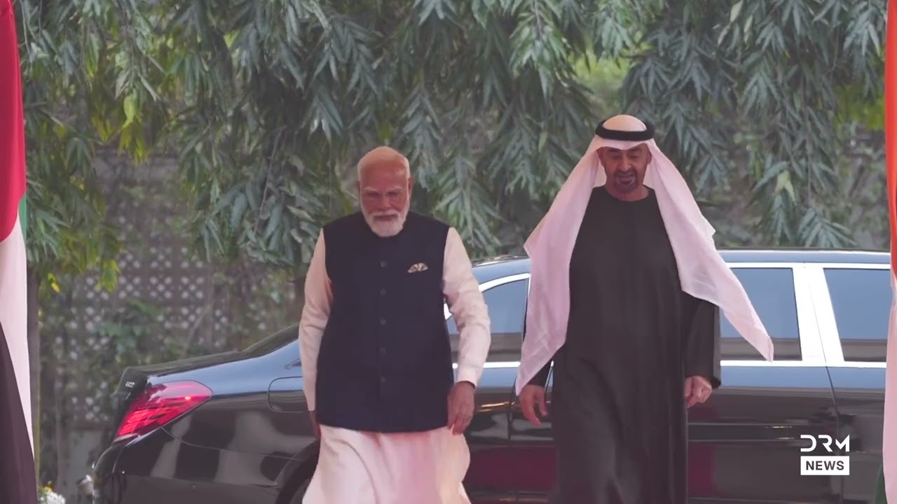BREAKING NEWS: Indian PM Modi Gives Historic Welcome to UAE President MBZ in New Delhi | AC1G