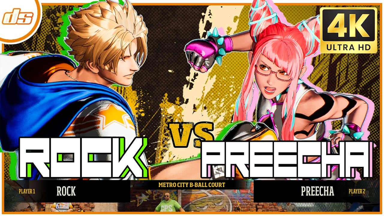 ROCK HOWARD VS PREECHA Fatal Fury COTW X STREET FIGHTER 6 GAMEPLAY - 4K 60FPS NO COMMENTARY