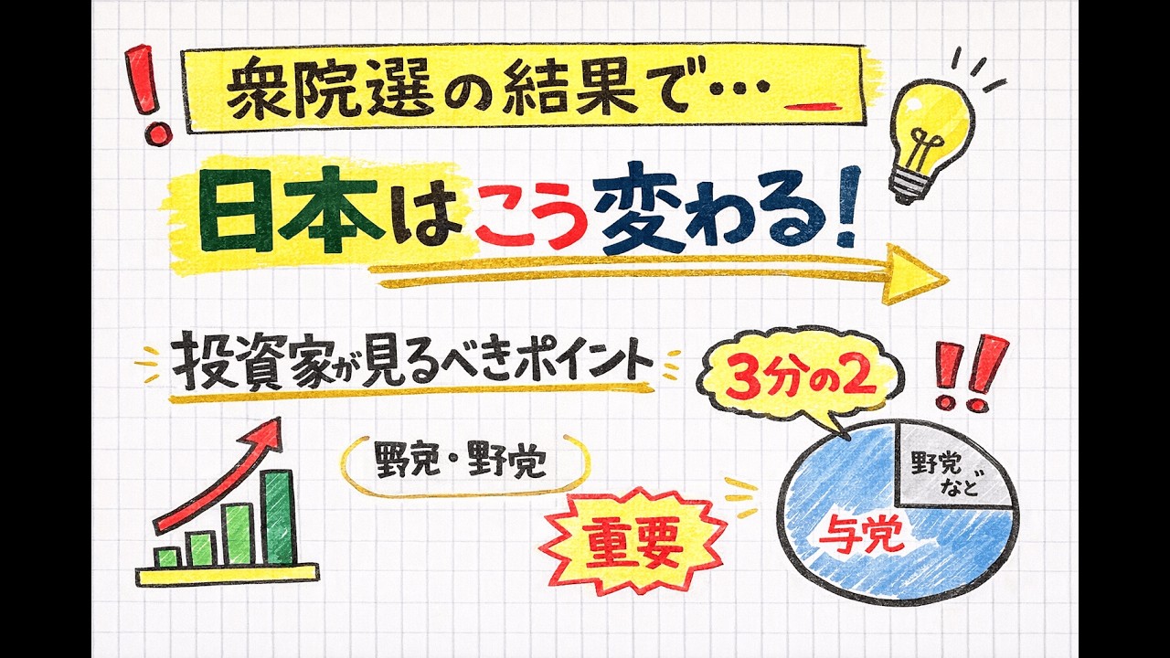 【2026衆院選】自民316議席で何が変わる？新NISA民が注目すべき投資テーマ3選