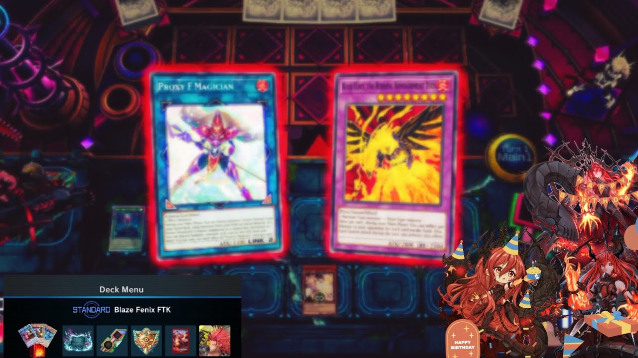 Blaze Fenix FTK vs Handtrap fear Yu-Gi-Oh! Master Duel. Also HBD My one and only Promethean Princess