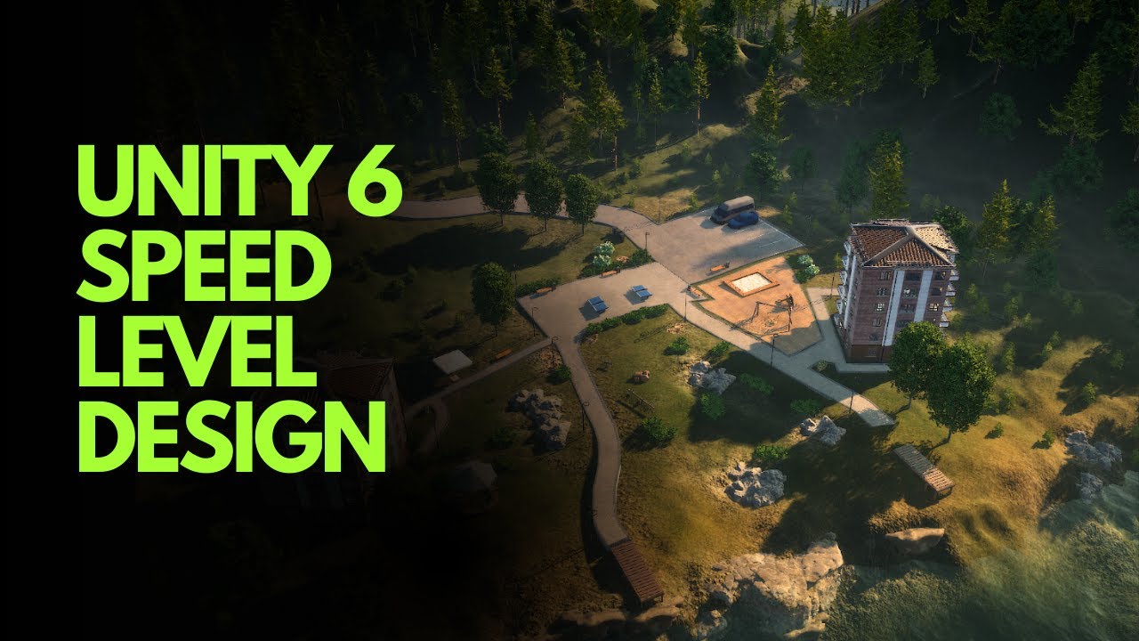 Unity 6 Speed Level Design | Archviz Timelapse