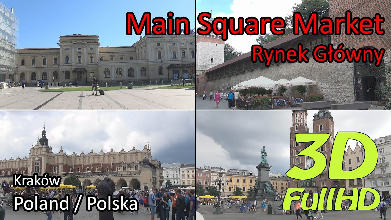 [3D] Main Square, Krakow, Poland