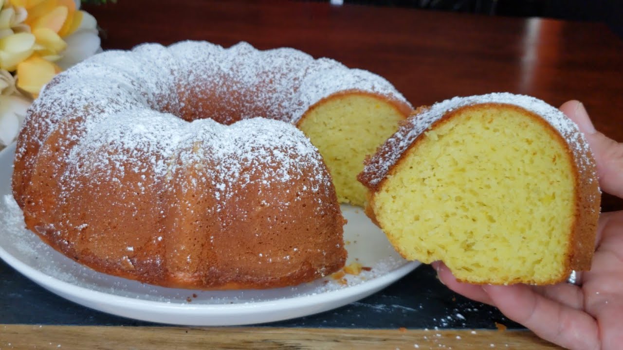 Pan de Naranja muy Esponjoso en licuadora!