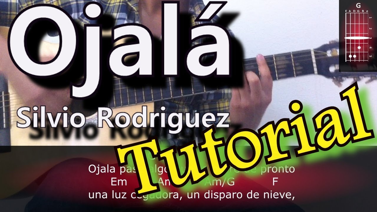 Como tocar OJALA de Silvio Rodriguez Guitarra TUTORIAL