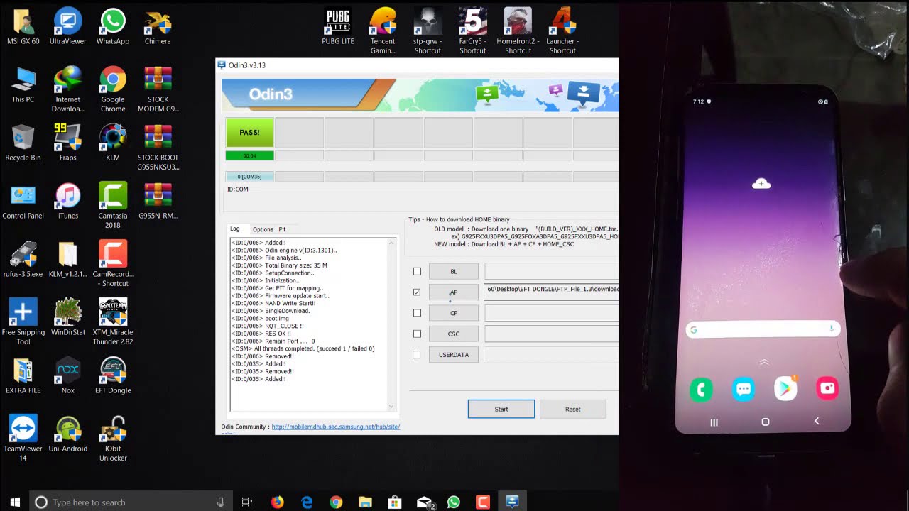 S8 PLUS G955N ROOT OEM AND IMEI REPAIR SOLUTION