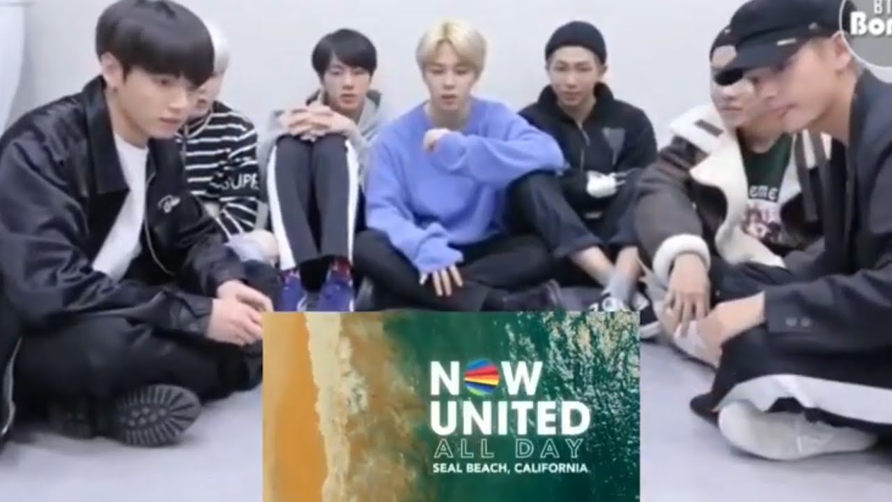 BTS reacts on Now United