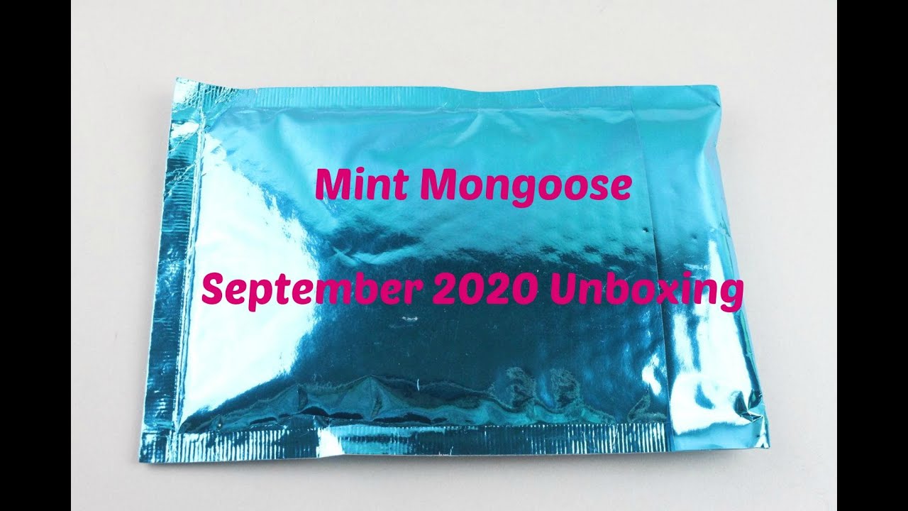 mintMONGOOSE September 2020 Unboxing + Free Box