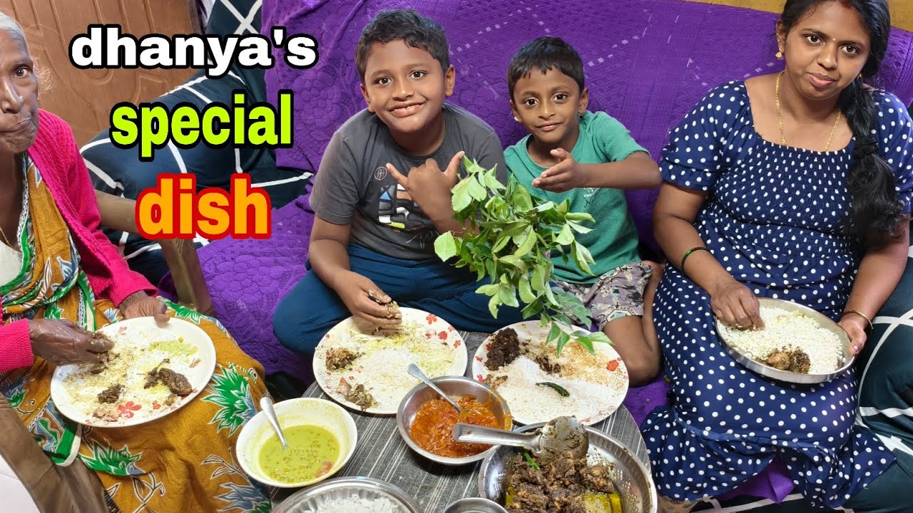 DHANYA'S SPECIAL DISH WITH PONNAMMA 