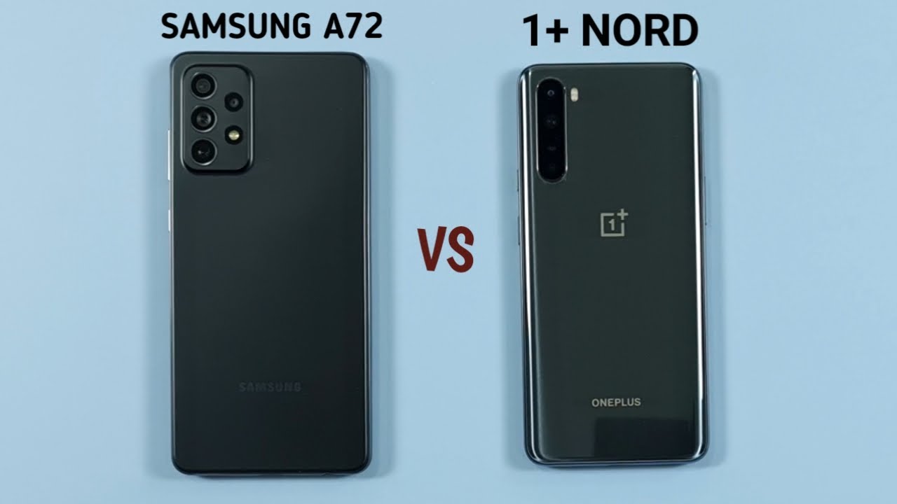 Samsung A72 vs Oneplus Nord Speed Test & Camera Comparison