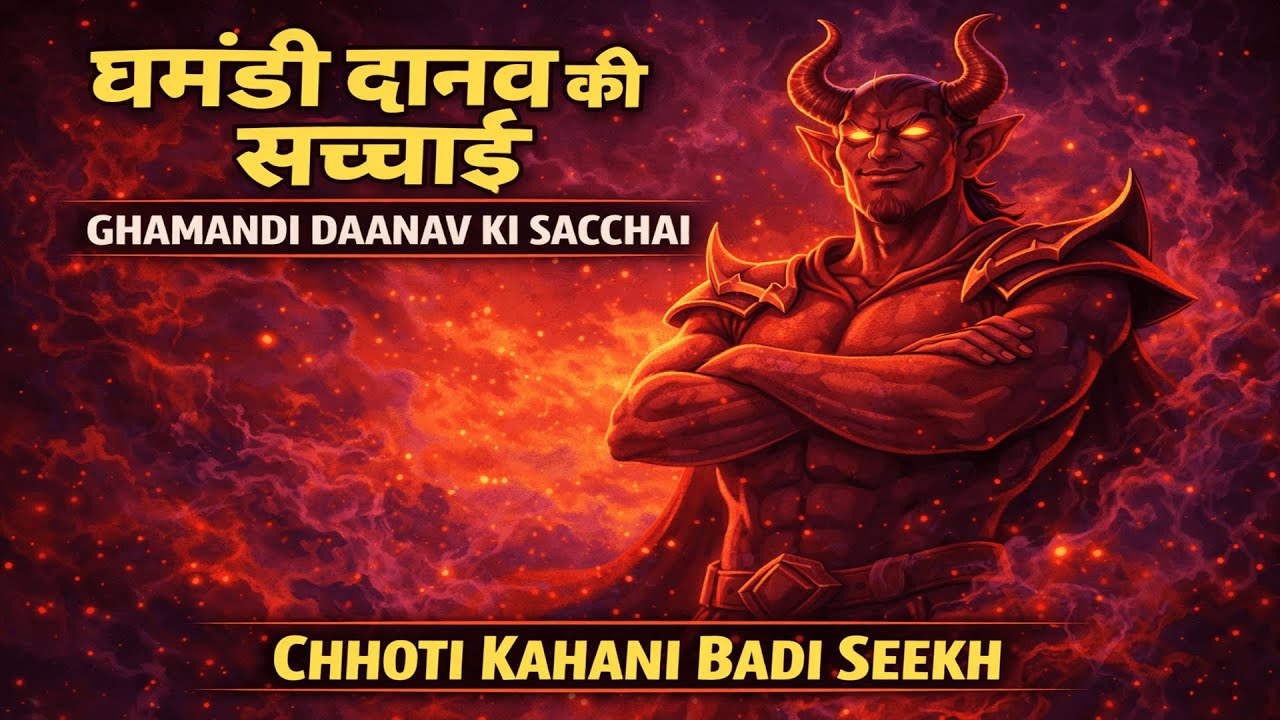 घमंडी दानव की सच्चाई | GHAMANDI DAANAV KI SACCHAI | CHHOTI KAHANI BADI SEEKH | HINDI MORAL KAHANI
