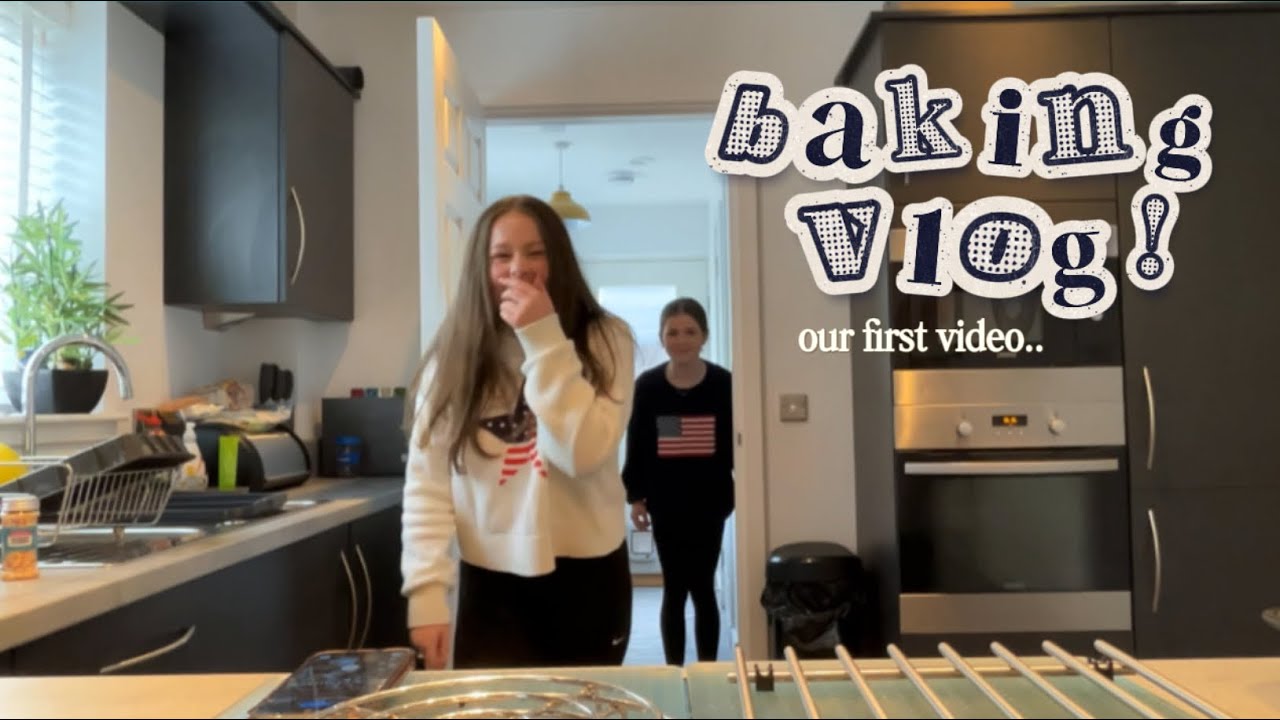 baking vlog! - our first video.. | Evie + Frankie 🤍
