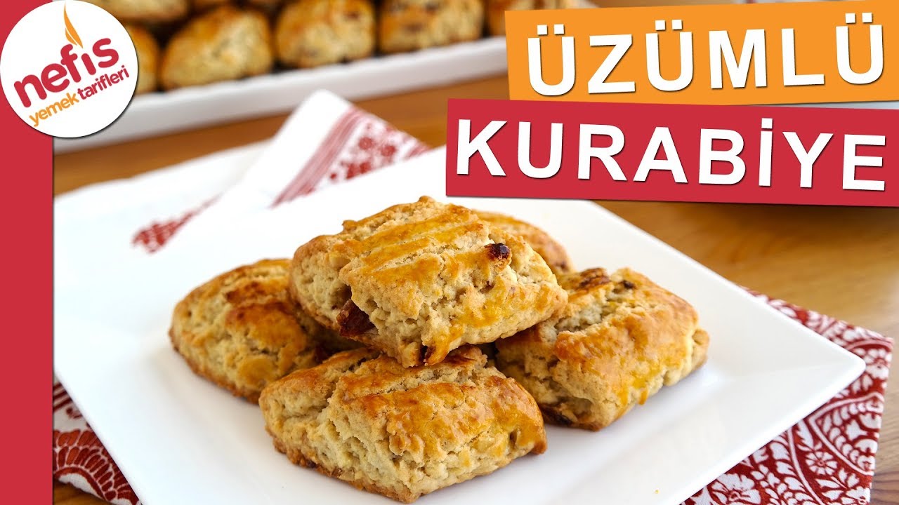 Üzümlü Kurabiye Tarifi -  Pastaneden almadığınızı kanıtlamanız gerekebilir :)
