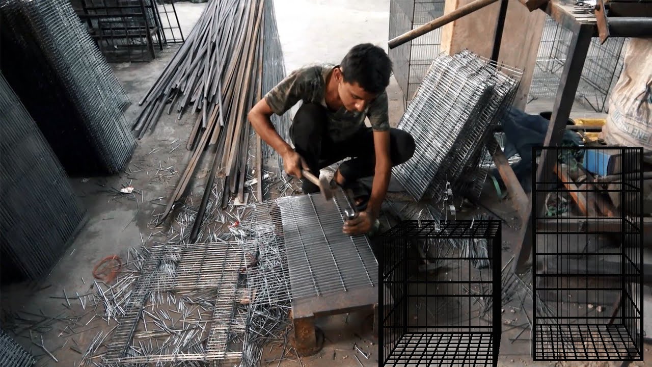 New Cages | How to make Birds Iron Cage | Cage making Factory tour
