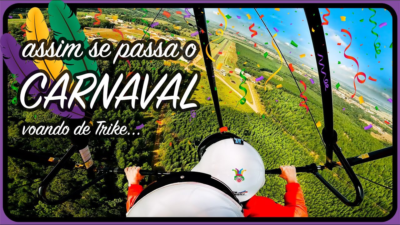 Voo de Trike no Feriado de Carnaval