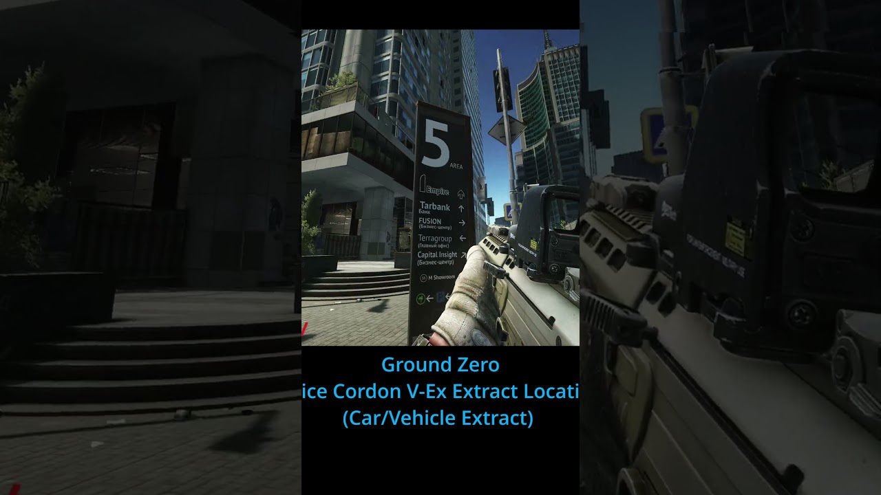 Ground Zero - Police Cordon V Ex Extract Location CarVehicle Extract in Escape From Tarkov